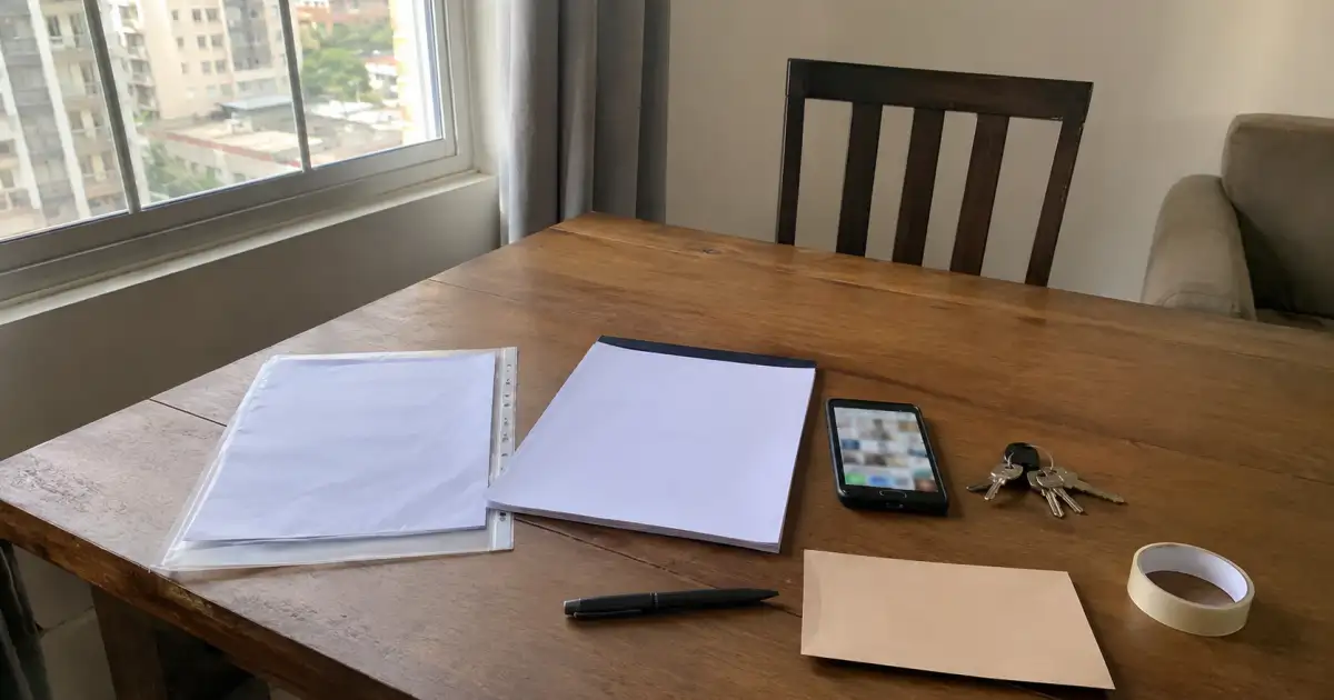 contrato vistoria chaves celular e checklist para organizar devolucao de apartamento alugado