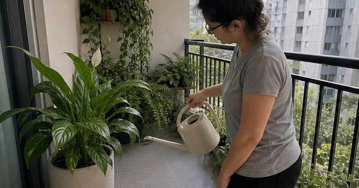 Como Regar Plantas em Varanda Sem Sol Sem Encharcar o Vaso