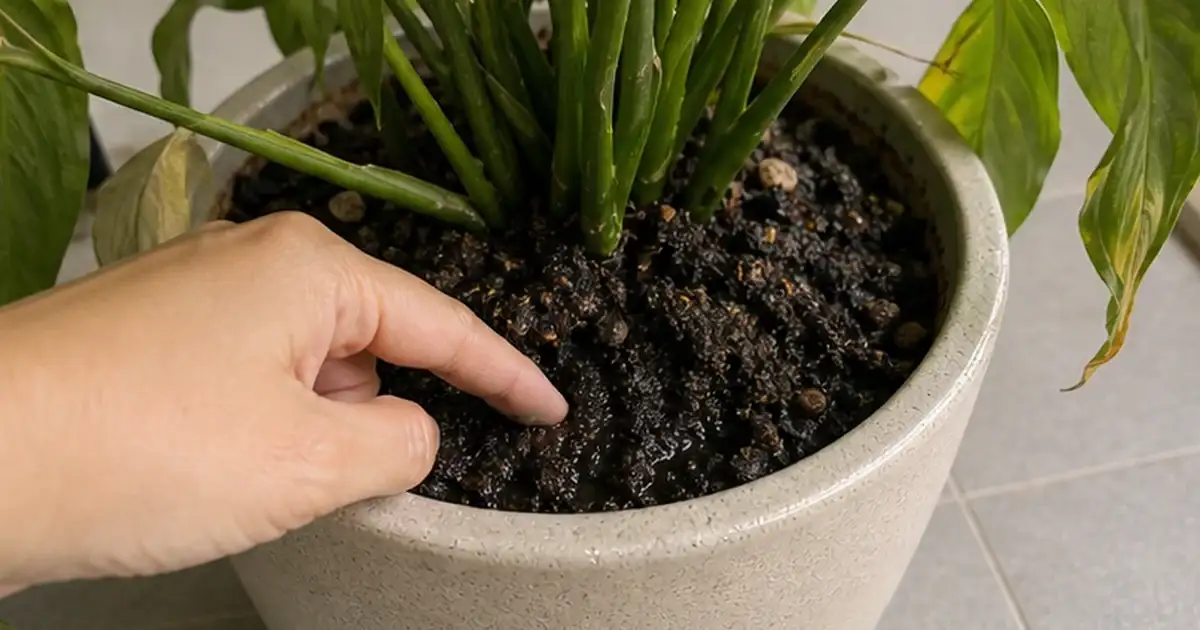 Primeiro cuidado prático do artigo planta murchando mesmo sem sol forte: causas prováveis e como agir em varanda sem sol
