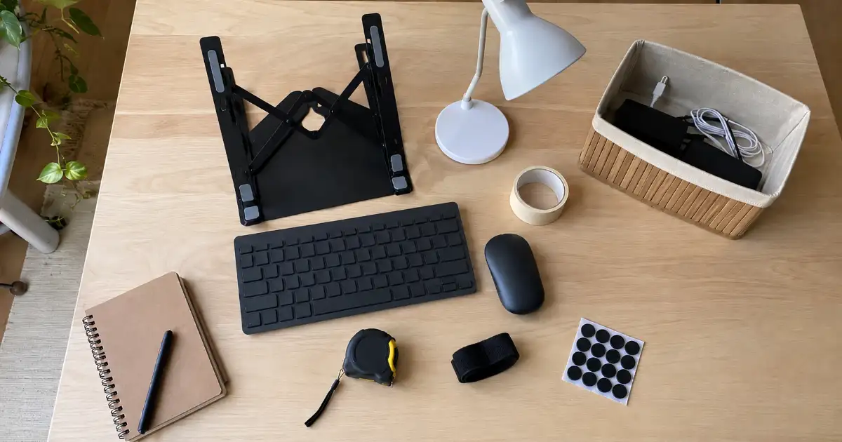 materiais para montar home office reversível em apartamento alugado