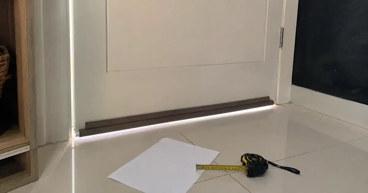 Vedação de Porta Para Poeira, Vento e Ruído Leve: Guia Para Inquilinos