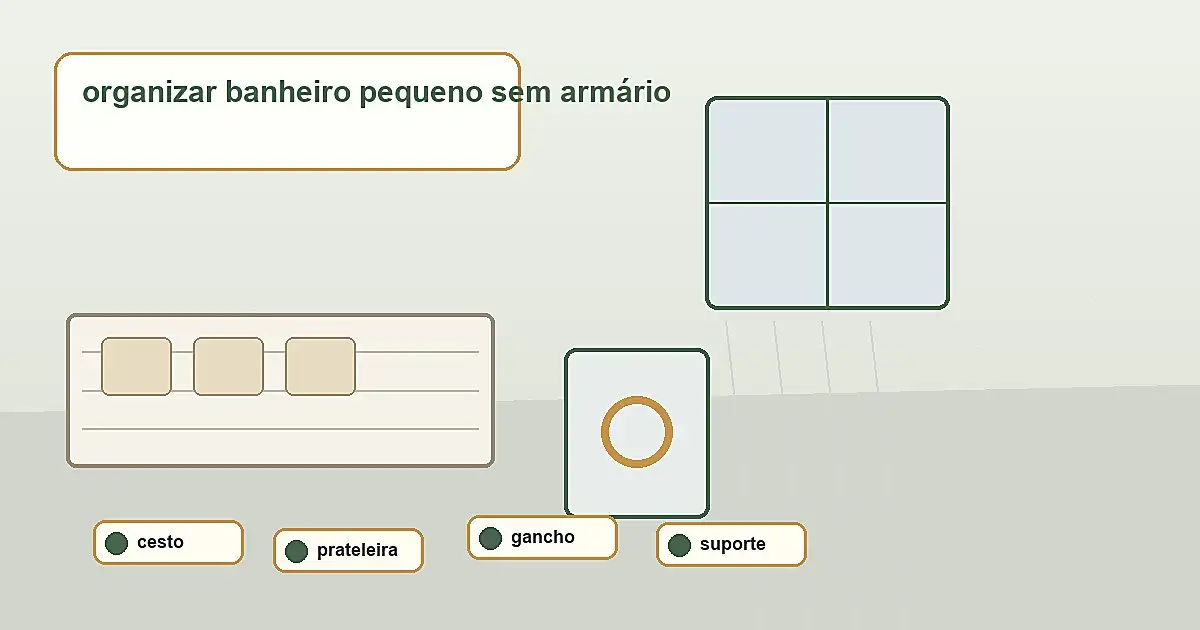 organizar banheiro pequeno sem armário em banheiro compacto de aluguel