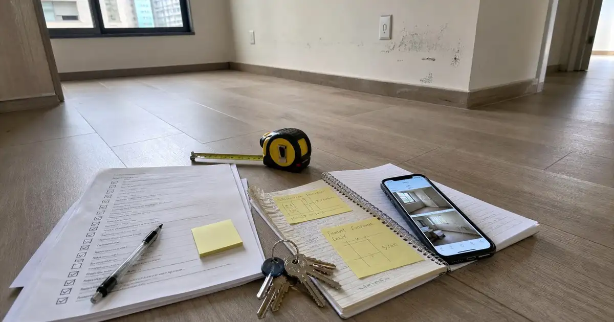 Checklist Antes de Alugar Apartamento: O Que Observar em 40 Minutos de Visita