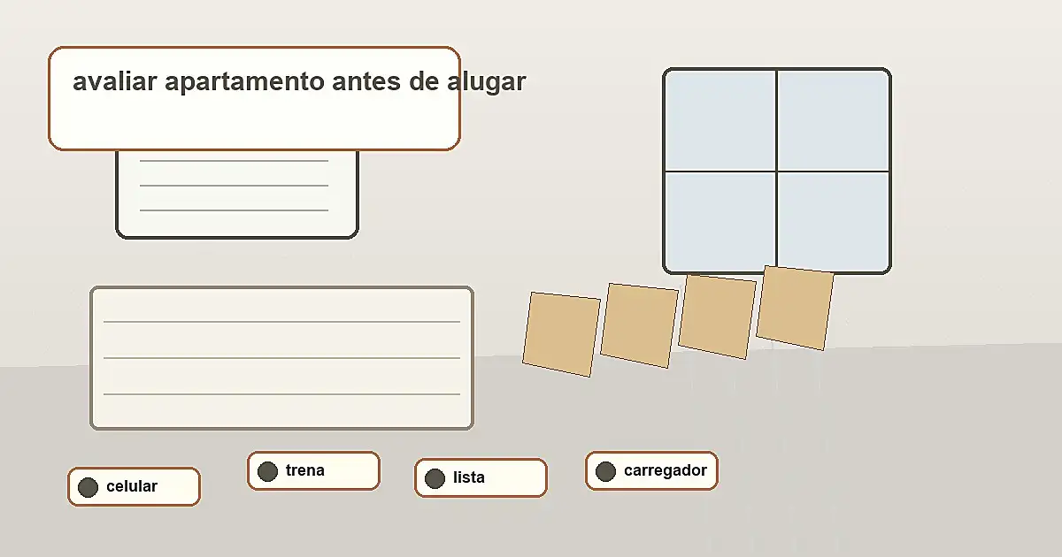 materiais para avaliar apartamento antes de alugar