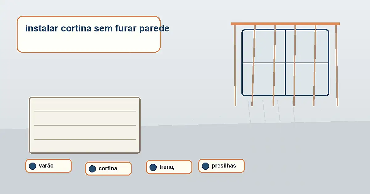 resultado de instalar cortina sem furar parede sem obra