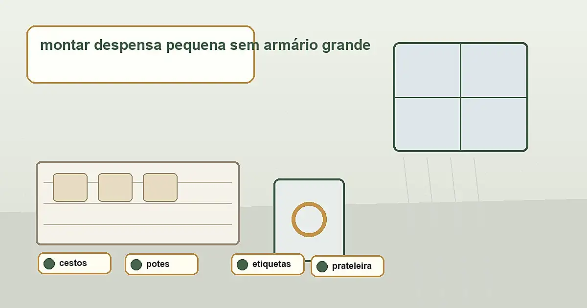 resultado de montar despensa pequena sem armário grande sem obra