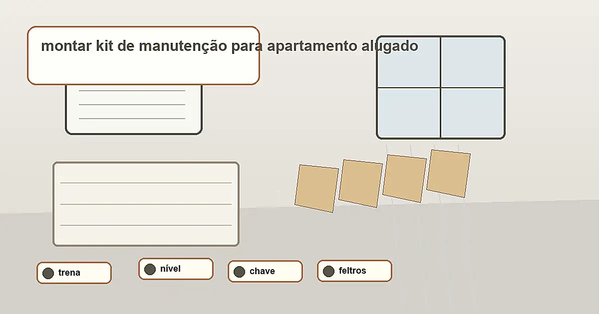 resultado de montar kit de manutenção para apartamento alugado sem obra