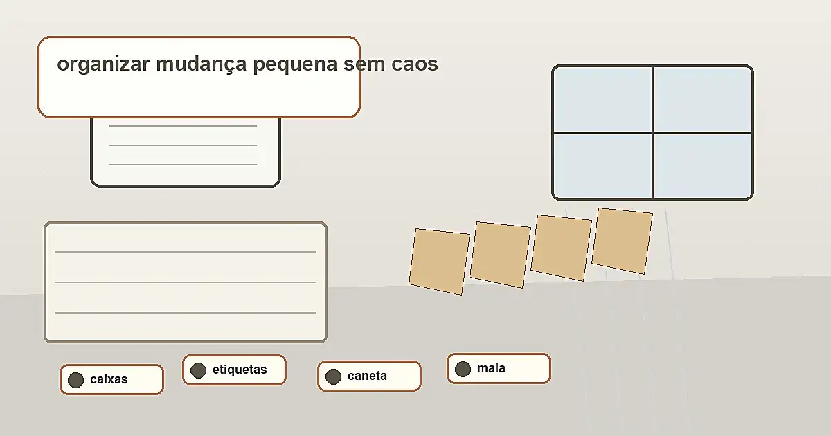 resultado de organizar mudança pequena sem caos sem obra