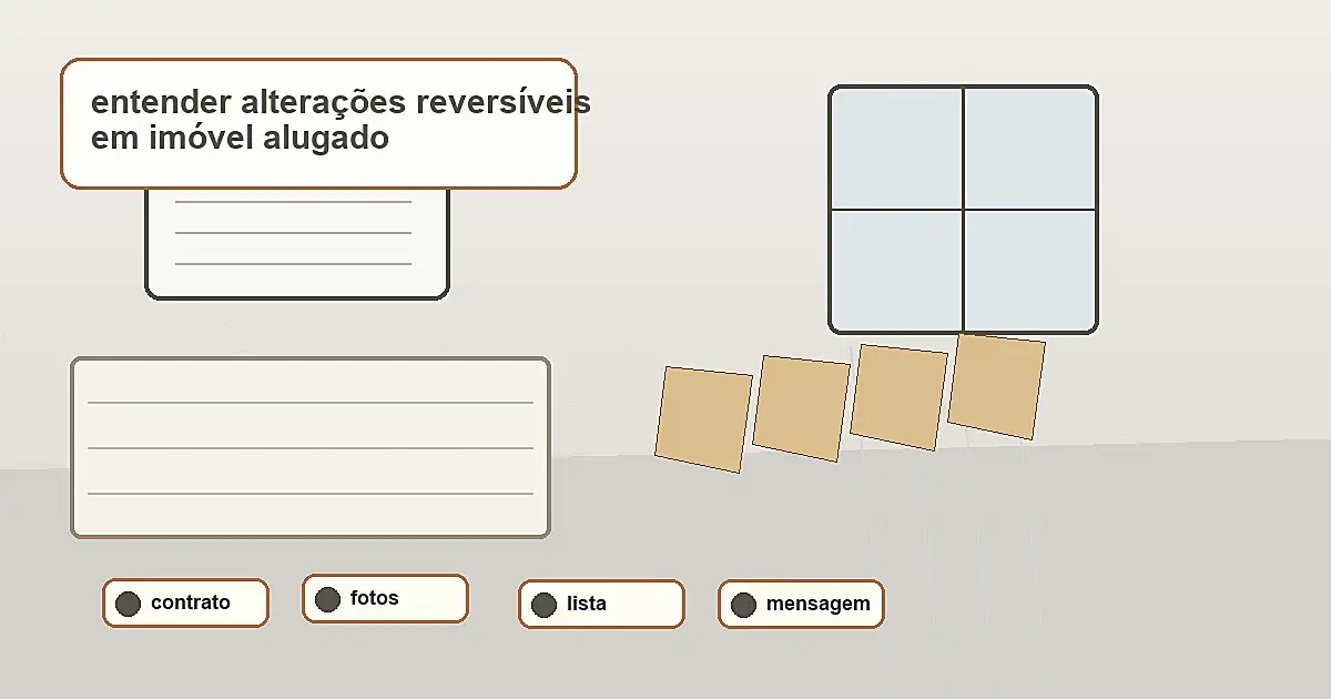 resultado de entender alterações reversíveis em imóvel alugado sem obra