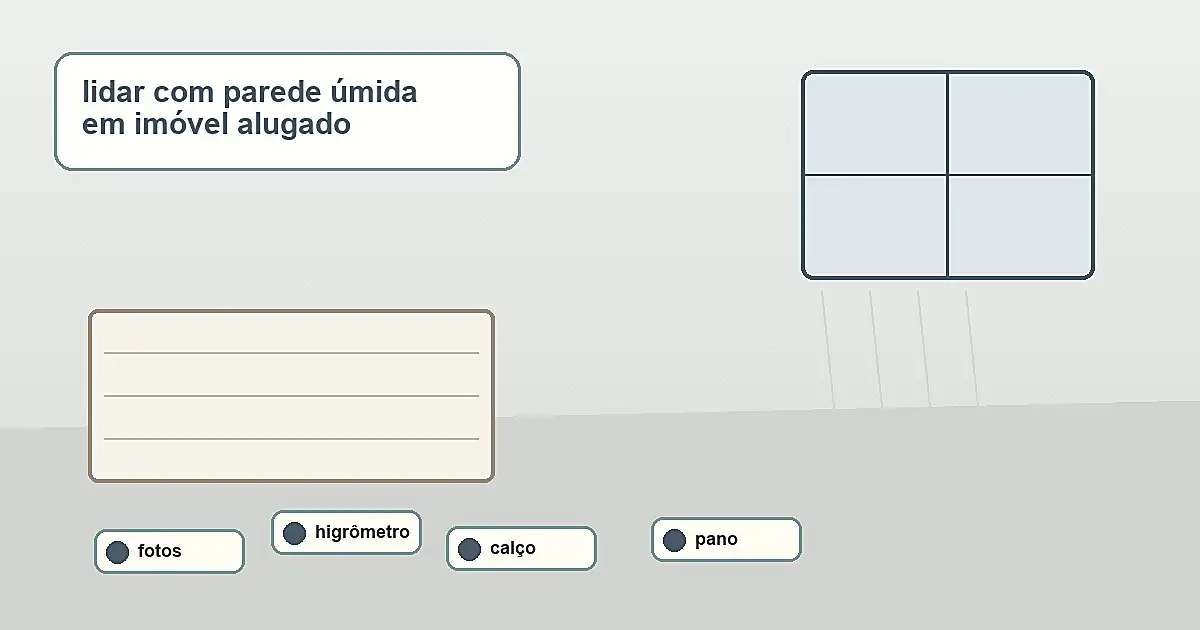 resultado de lidar com parede úmida em imóvel alugado sem obra