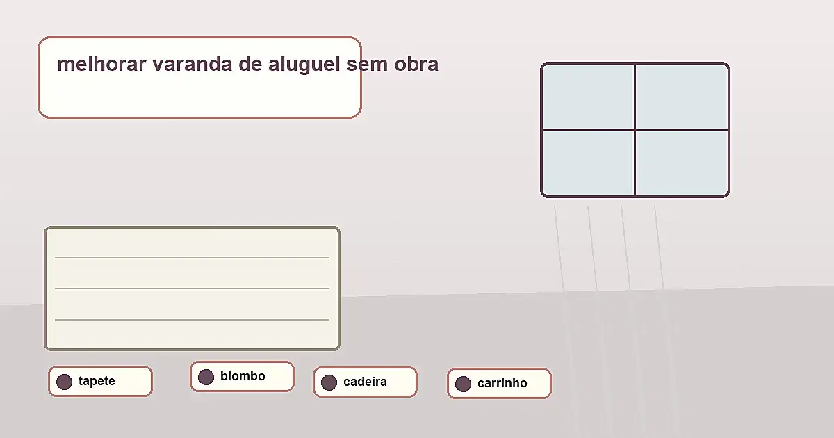 materiais para melhorar varanda de aluguel sem obra