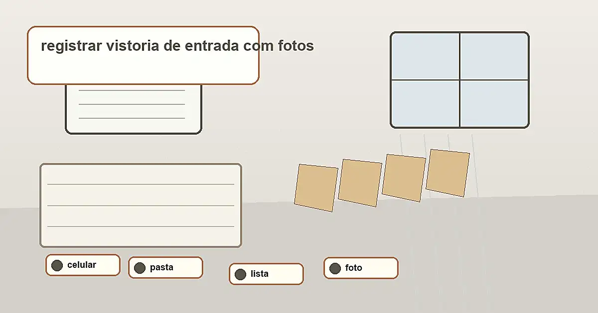 resultado de registrar vistoria de entrada com fotos sem obra